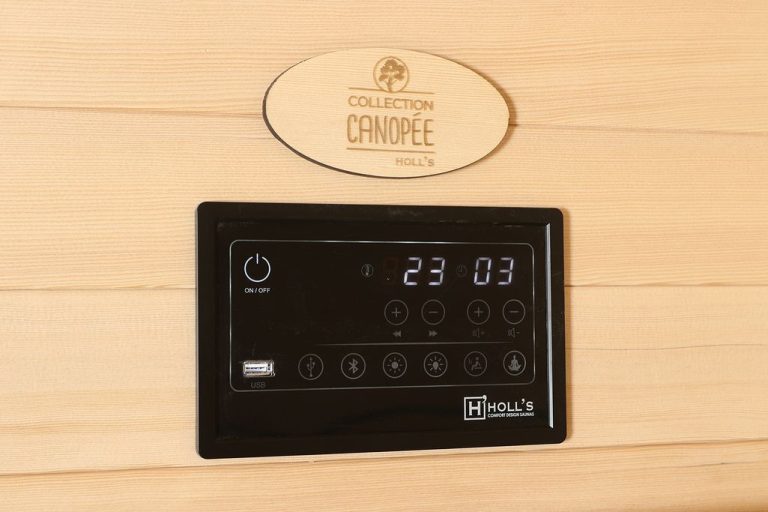 réglage température d'un sauna