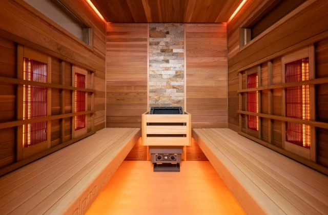 Cabine de sauna haut de gamme
