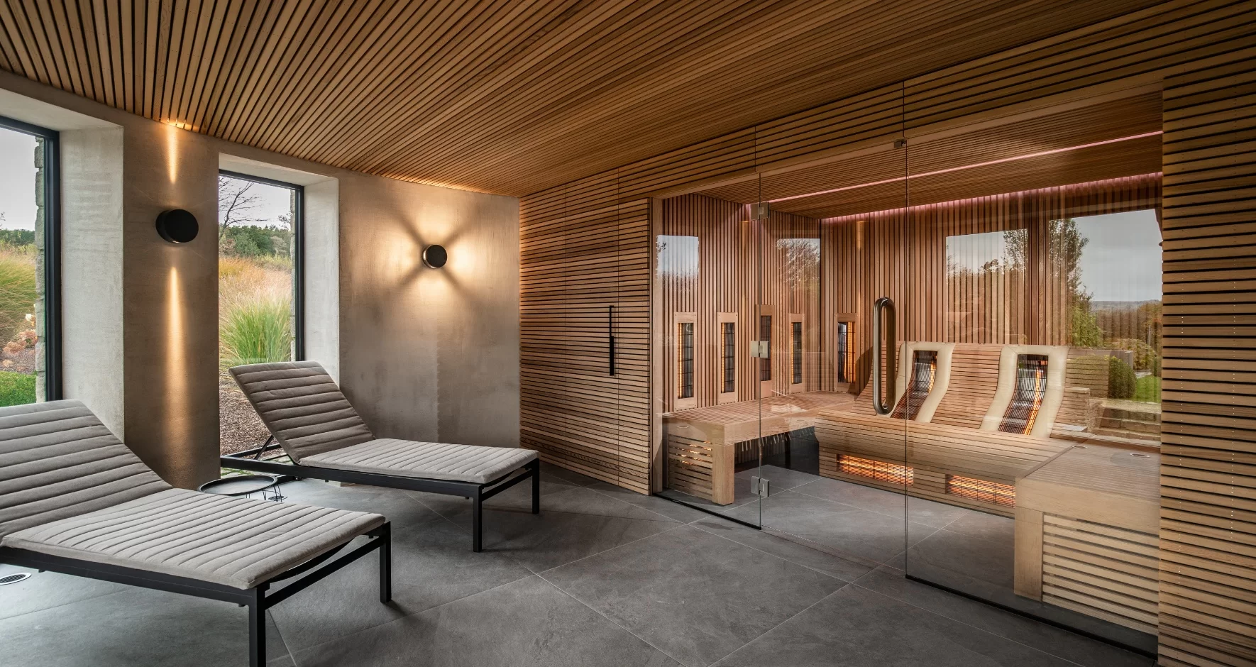 sauna infrarouge haut de gamme de luxe
