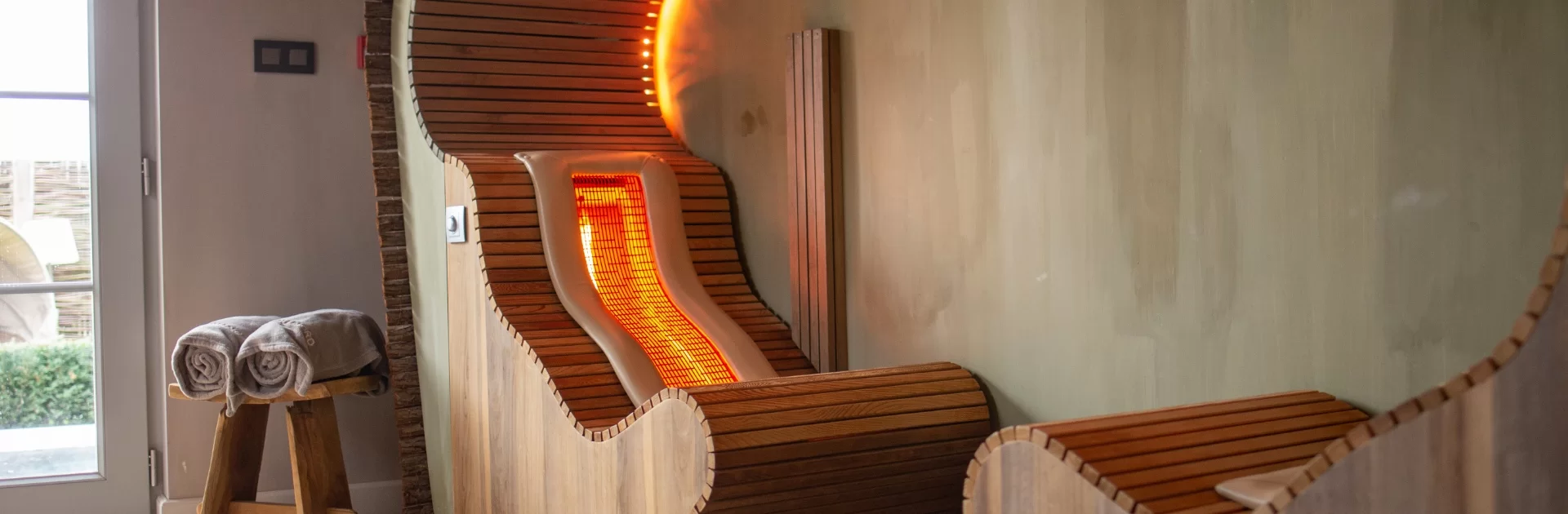 sauna infrarouge haut de gamme 2 places